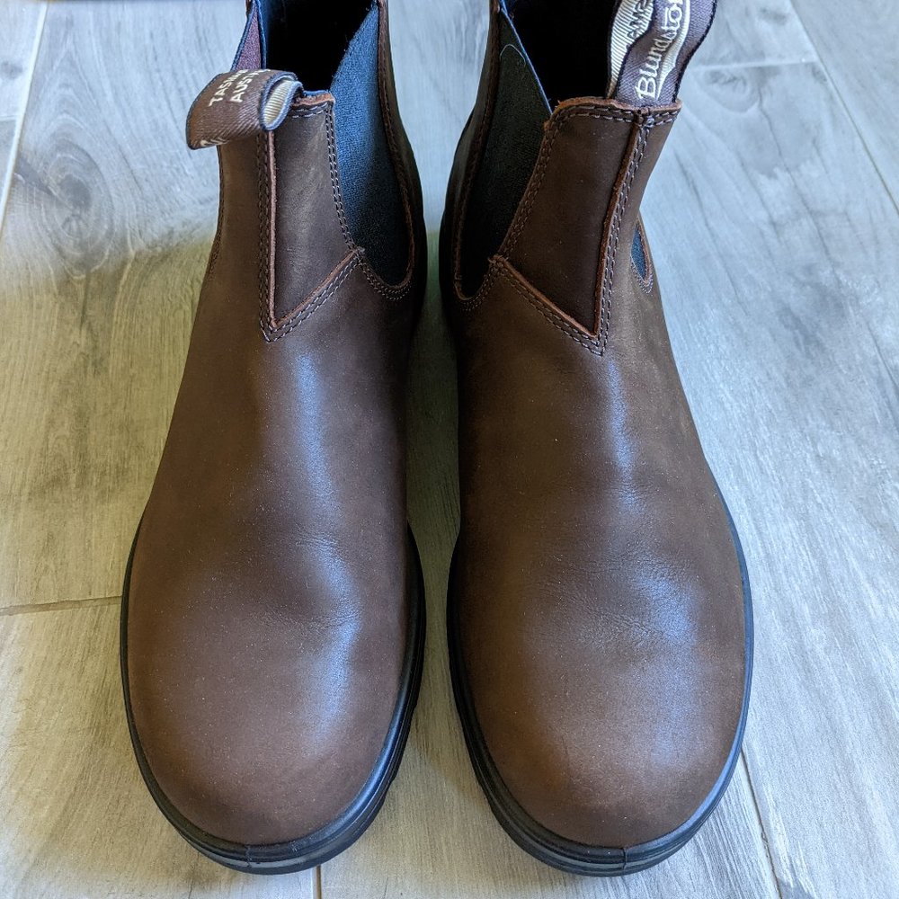 Blundstone 1609 Boot Unisex Antique Brown Leather Chelsea Classic 550 US Mens 11